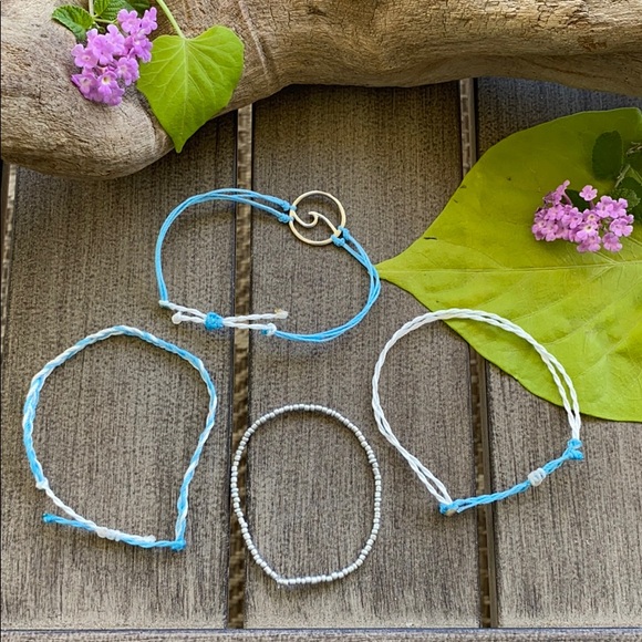 🍇🌿Handmade Wave Adjustable Bracelet Set🌿🍇 - Picture 2 of 7